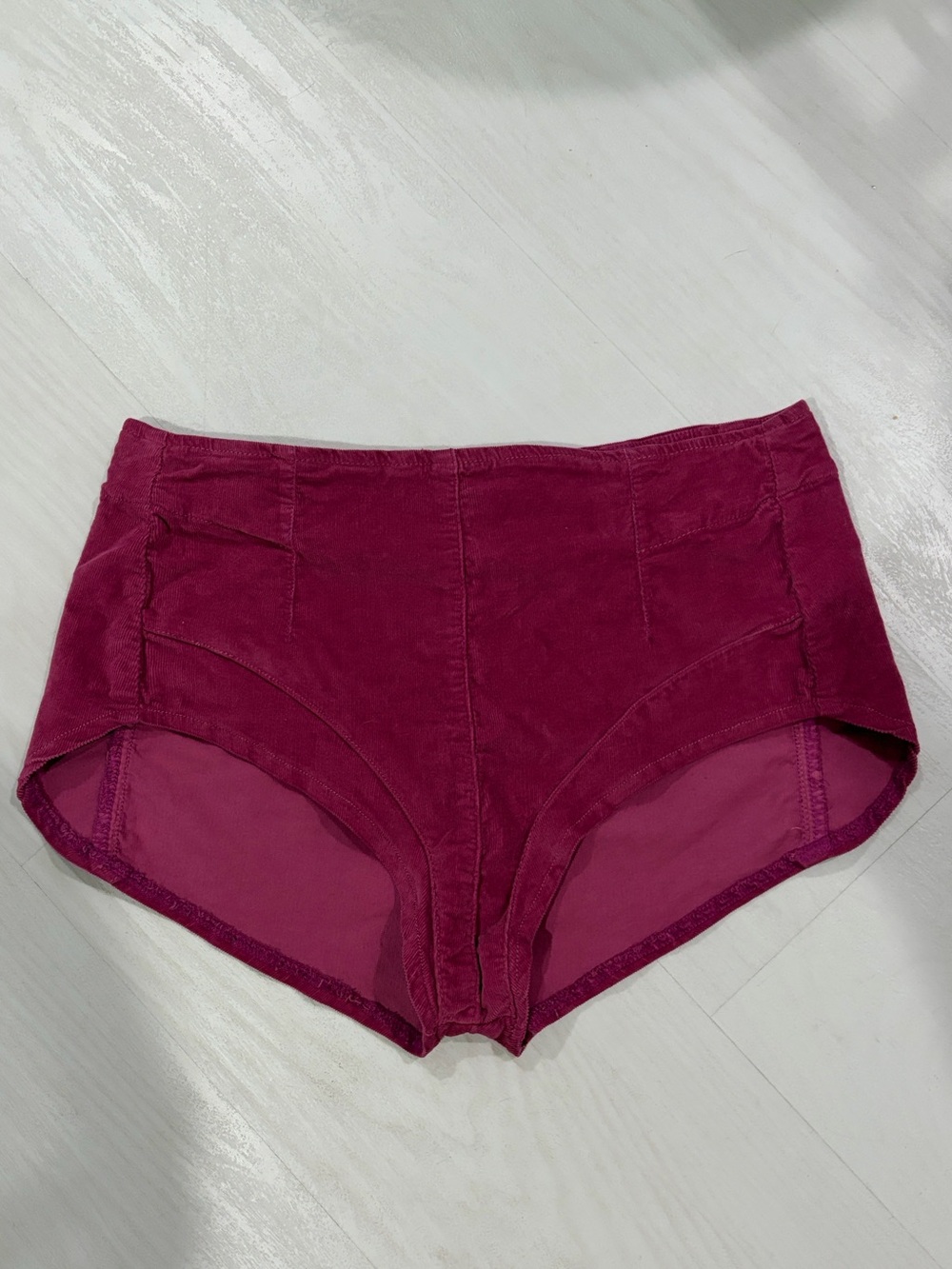 Free People Baton Rouge Keep It Brief Corduroy Micro Mini Shorts